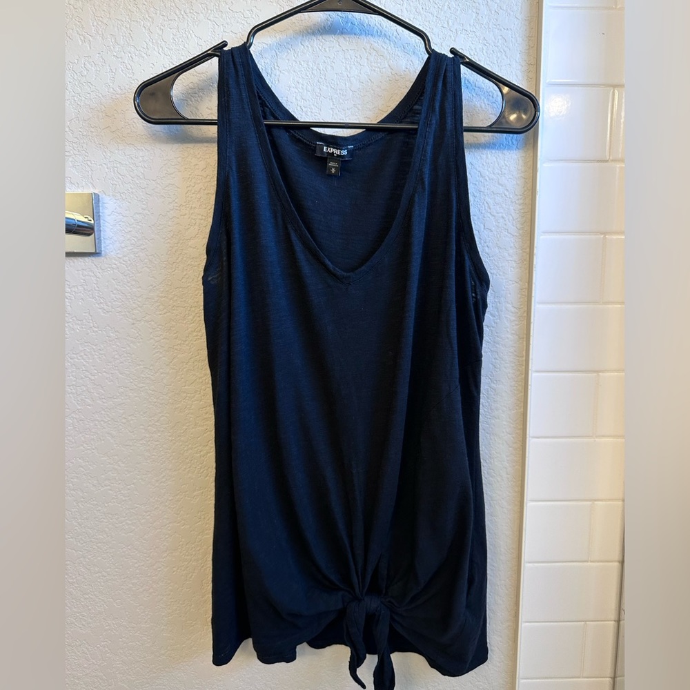 Black Express Tank Top